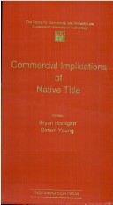 Book cover for Commercial Implications of Native Title