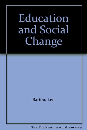 Book cover for Education and Social Change