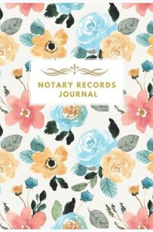 Cover of Notary Records Journal