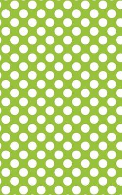 Book cover for Polka Dots - Lime Green 101 - Lined Notebook With Margins 5x8