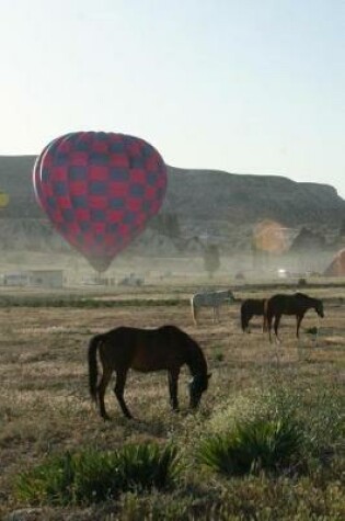 Cover of Horses and a Hot Air Balloon Journal