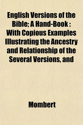 Book cover for English Versions of the Bible; A Hand-Book