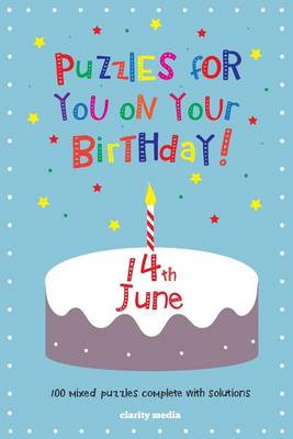 Book cover for Puzzles for you on your Birthday - 14th June