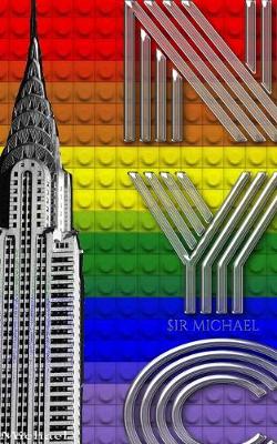 Book cover for Rainbow Pride Iconic Chrysler Building New York City Sir Michael Huhn Artist Drawing Journal