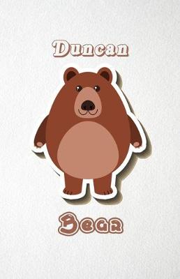 Book cover for Duncan Bear A5 Lined Notebook 110 Pages