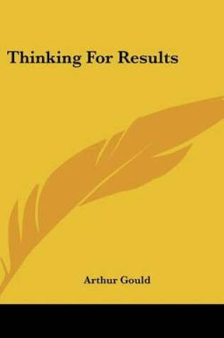 Cover of Thinking for Results