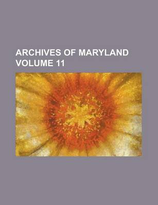 Book cover for Archives of Maryland (V.42)