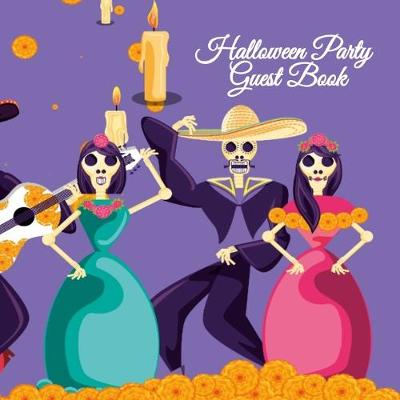 Book cover for Halloween Party Guest Book