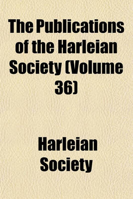 Book cover for The Publications of the Harleian Society Volume 5; Registers