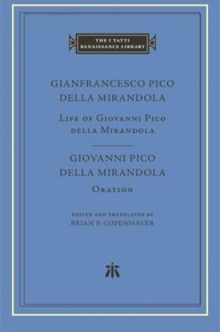 Cover of Life of Giovanni Pico della Mirandola. Oration