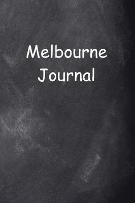 Cover of Melbourne Journal Chalkboard Design