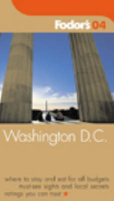 Cover of Fodor's Washington DC