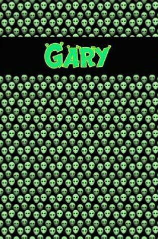 Cover of 120 Page Handwriting Practice Book with Green Alien Cover Gary