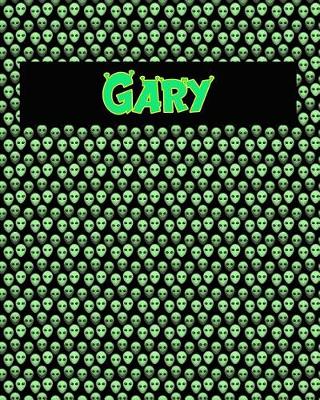 Book cover for 120 Page Handwriting Practice Book with Green Alien Cover Gary