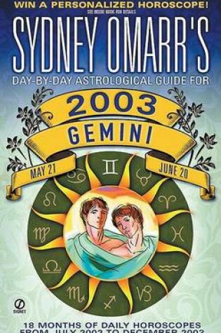 Cover of Sydney Omarr's Gemini 2003