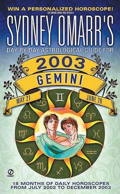 Book cover for Sydney Omarr's Gemini 2003