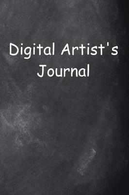 Cover of Digital Artist's Journal Chalkboard Design