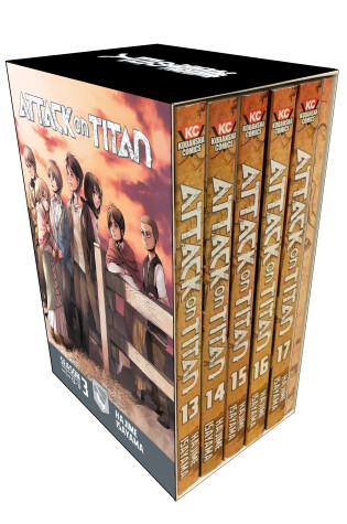 Cover of Attack On Titan Season 3 Part 1 Manga Box Set