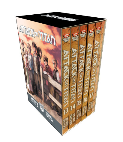 Book cover for Attack On Titan Season 3 Part 1 Manga Box Set