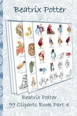 Cover of Beatrix Potter 99 Cliparts Book Part 4 ( Peter Rabbit )