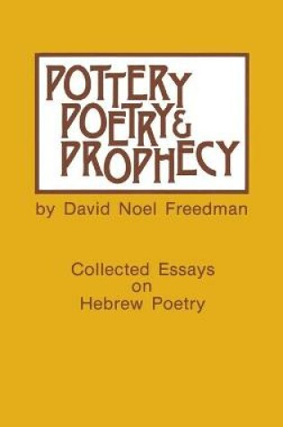 Cover of Pottery, Poetry, and Prophecy