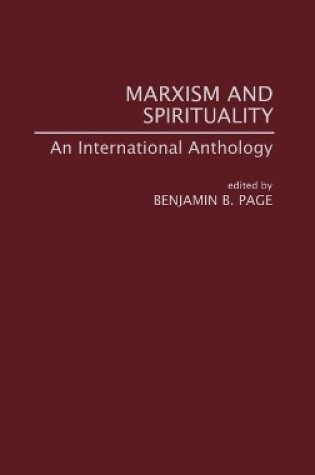 Cover of Marxism and Spirituality