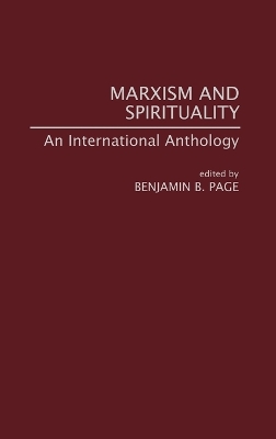 Book cover for Marxism and Spirituality