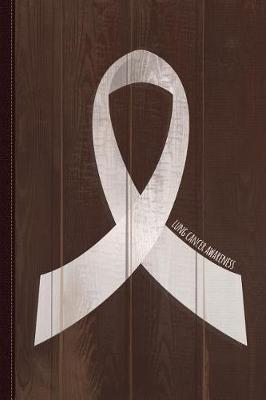 Book cover for Lung Cancer Awareness Ribbon Journal Notebook