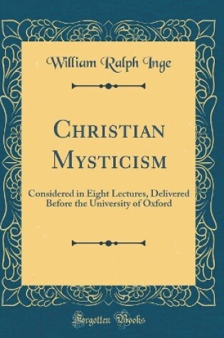 Cover of Christian Mysticism