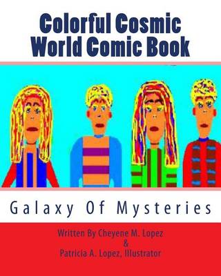 Book cover for Colorful Cosmic World Comic Book