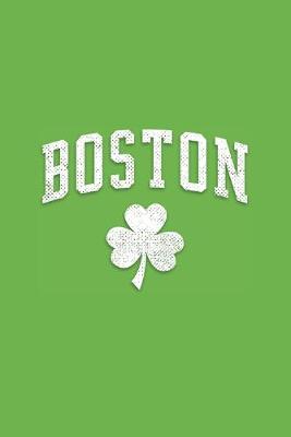 Book cover for Boston Shamrock Clover Green Design