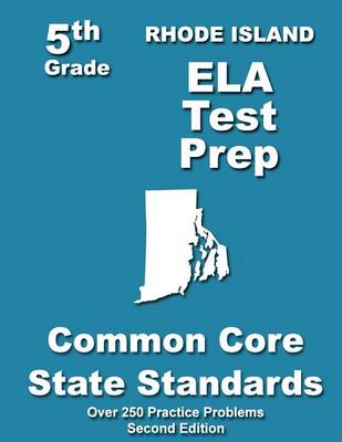 Book cover for Rhode Island 5th Grade ELA Test Prep