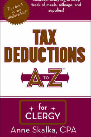Cover of Tax Deductions A to Z for Clergy