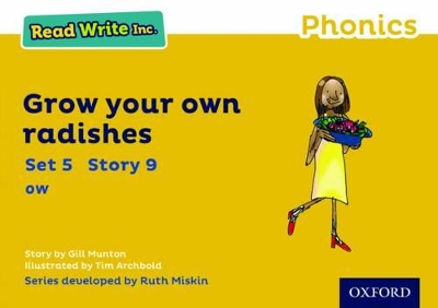 Cover of Read Write Inc. Phonics: Grow Your Own Radishes (Yellow Set 5 Storybook 9)