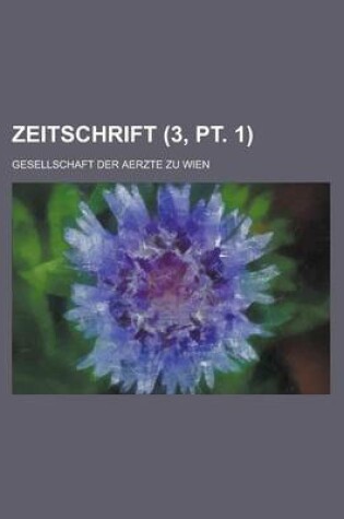 Cover of Zeitschrift (3, PT. 1)