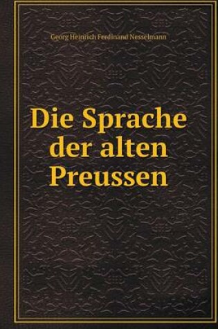 Cover of Die Sprache der alten Preussen