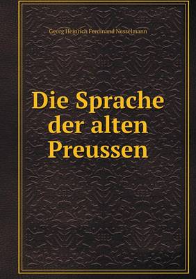 Book cover for Die Sprache der alten Preussen