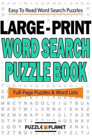 Cover of Large Print Word Search Puzzle Book