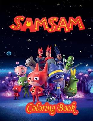 Book cover for SamSam Coloring Book