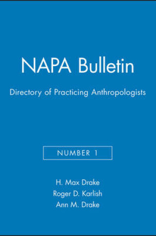 Cover of Directory of Practicing Anthropologists