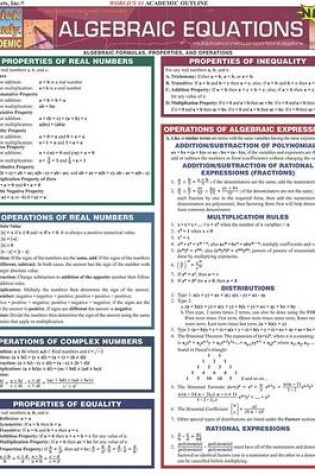 Cover of Algebraic Equations
