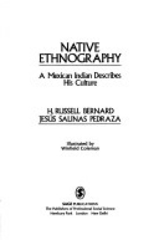 Cover of Native Ethnography