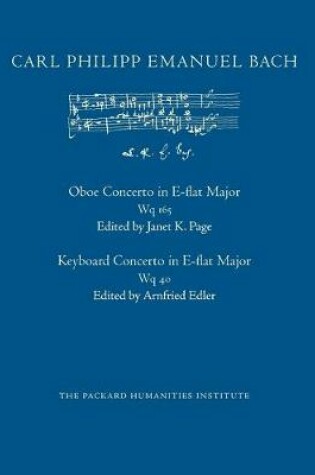 Cover of Oboe Concerto in E-Flat Major Wq 165