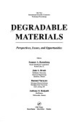 Cover of Degradable Materials