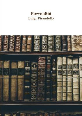 Book cover for Formalità