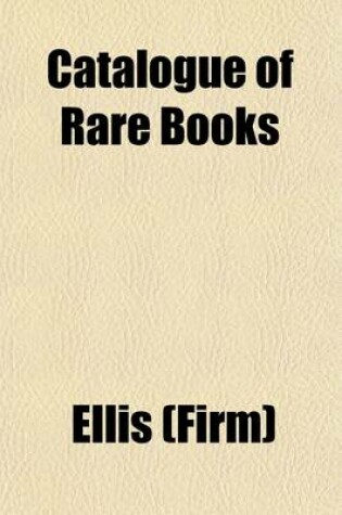 Cover of Catalogue of Rare Books (Volume 207-223)