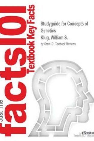 Cover of Studyguide for Concepts of Genetics by Klug, William S., ISBN 9780133886986