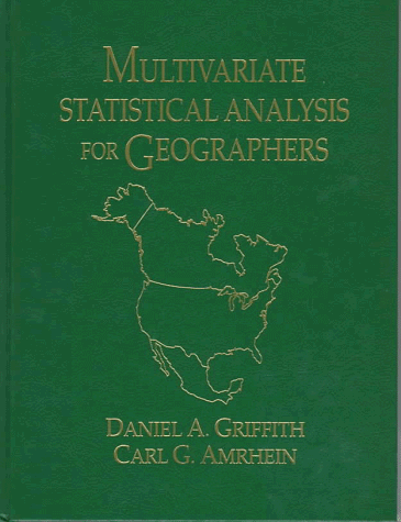 Book cover for Multivariate Statistical Analysis for Geographers