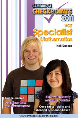 Cover of Cambridge Checkpoints VCE Specialist Mathematics 2011