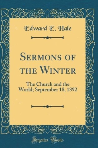 Cover of Sermons of the Winter